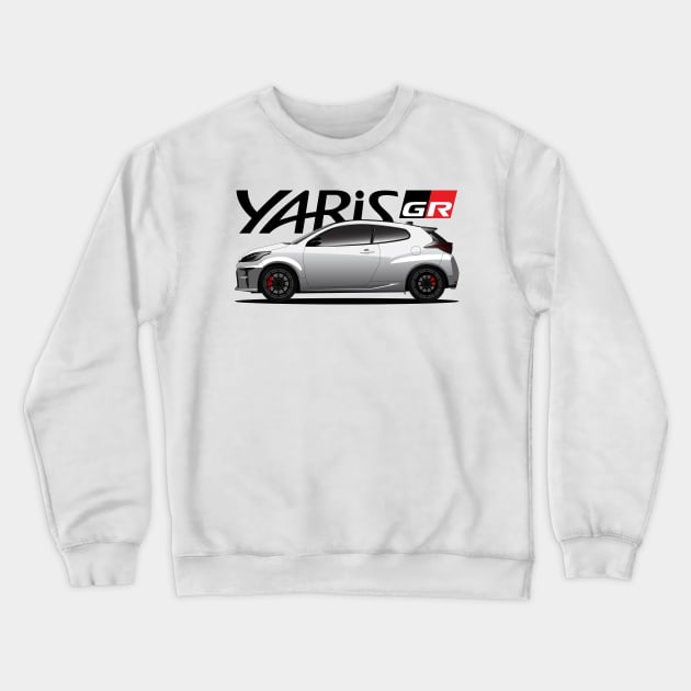 YARIS GR Crewneck Sweatshirt by HSDESIGNS